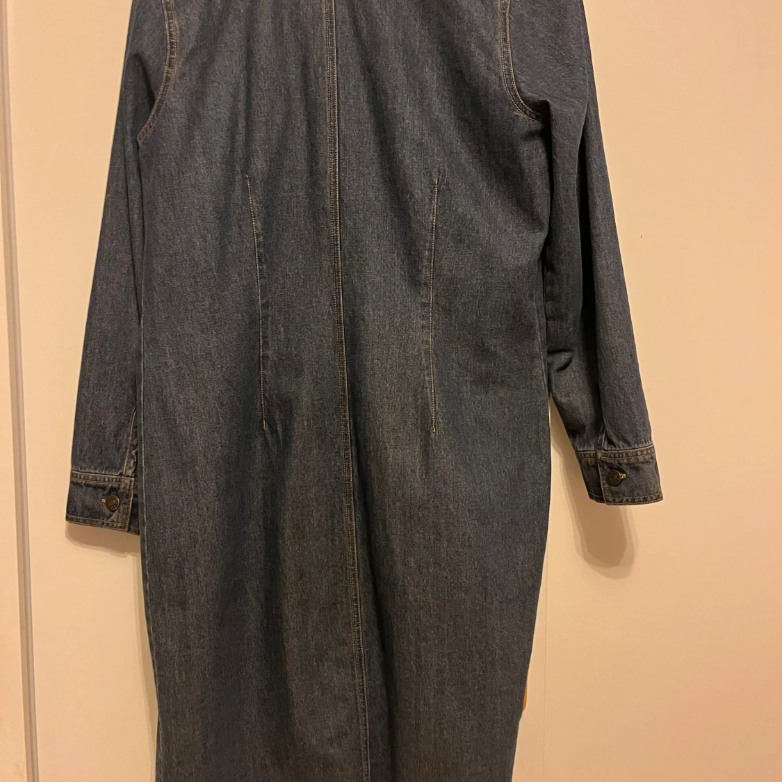 Lång jeansklänning från Lindex - 4