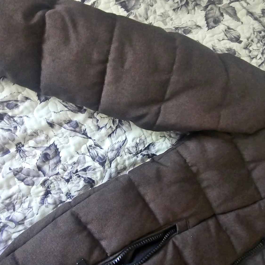 Brun quiltad pufferjacka H&M XS - 2