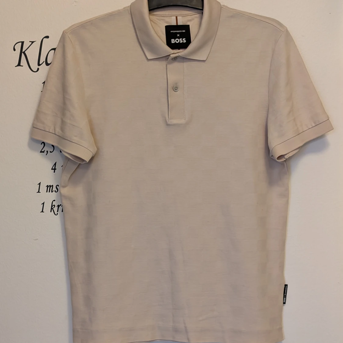 BOSS x Porsche Exklusiv Piké – Houndstooth Jacquard T-shirt stl S