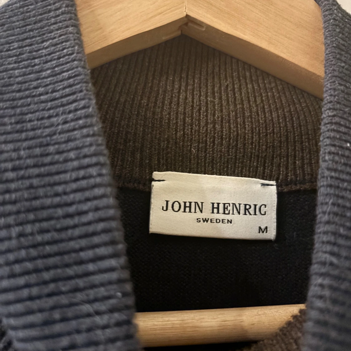Mörkblå halvziptröja John Henric - 1