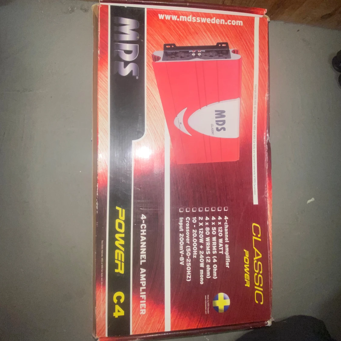 MDS Power C4 4-Channel Amplifier