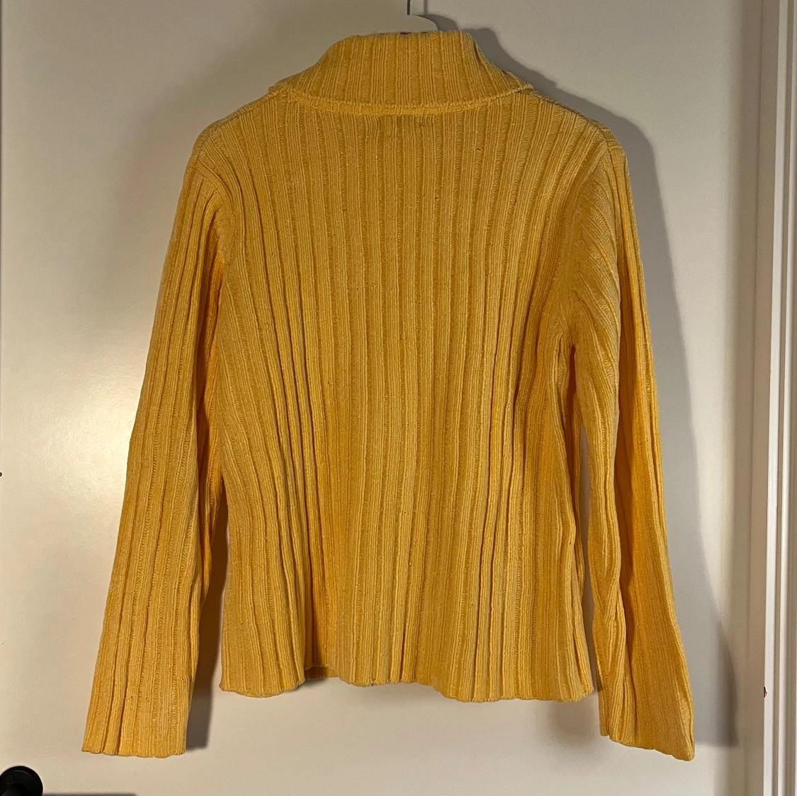 Gul ribbad polotröja Classic Elements - 1