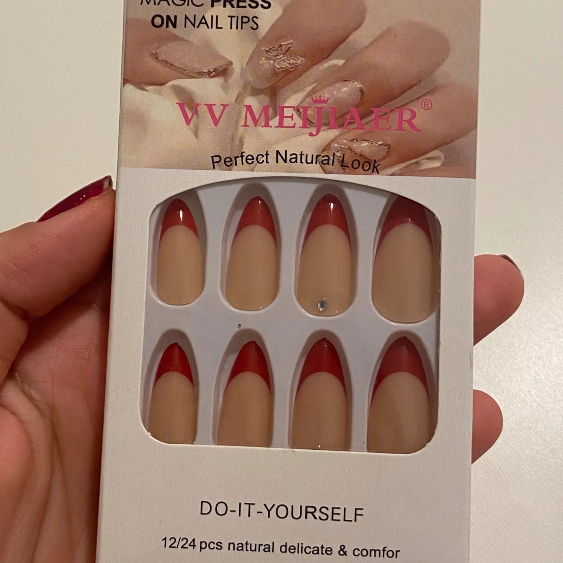 Röda franska tippar från VV Meijiaer