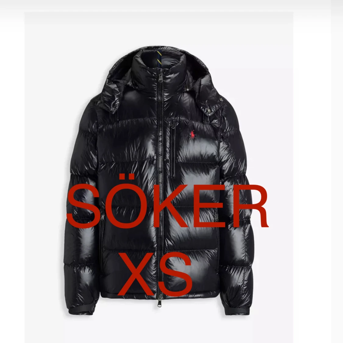 Söker en svart Polo Ralph Lauren Jacka