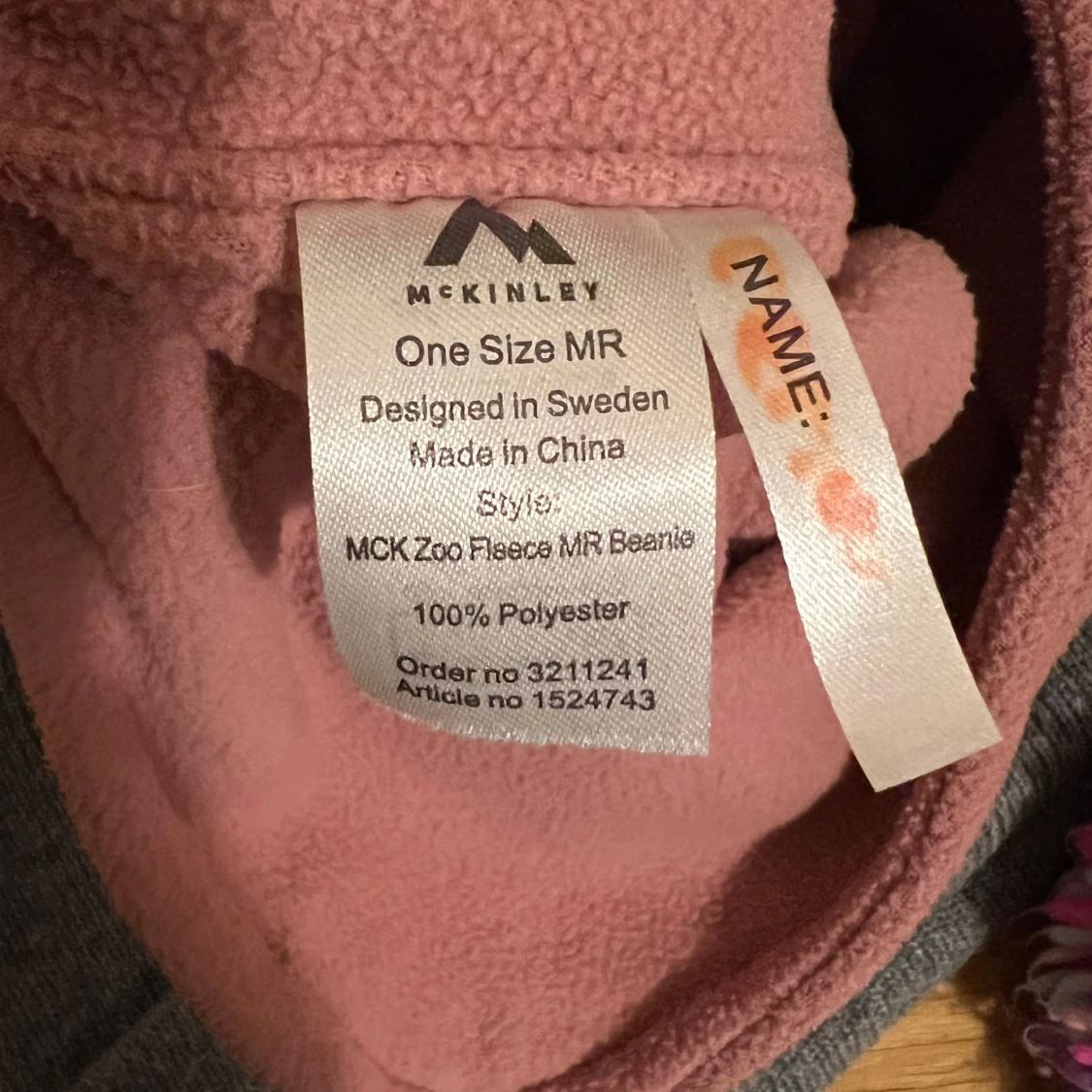 Tre mössor: McKinley, Angels, grå med brodyr - 2