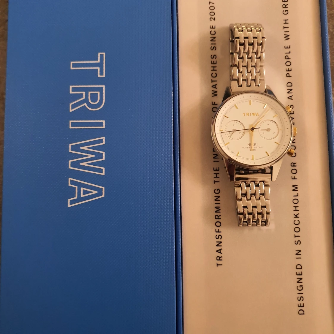 Silverfärgad klocka från Triwa - 92