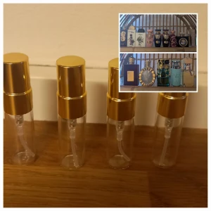 Lattafa splitpaket 💜 - 4 stycken 3 ml glasdekanter med spray ✨️Välj bland dessa dofter🔅Ansaam gold🔅La african drummer🔅Breeze🔅Haya🔅Emaan🔅Sakeena🔅Habik🔅Nebras🔅Angham🔅Arabian princess🔅Victoria🔅Qimmah🔅Mayar natural intense🔅Eclaire banoffe 