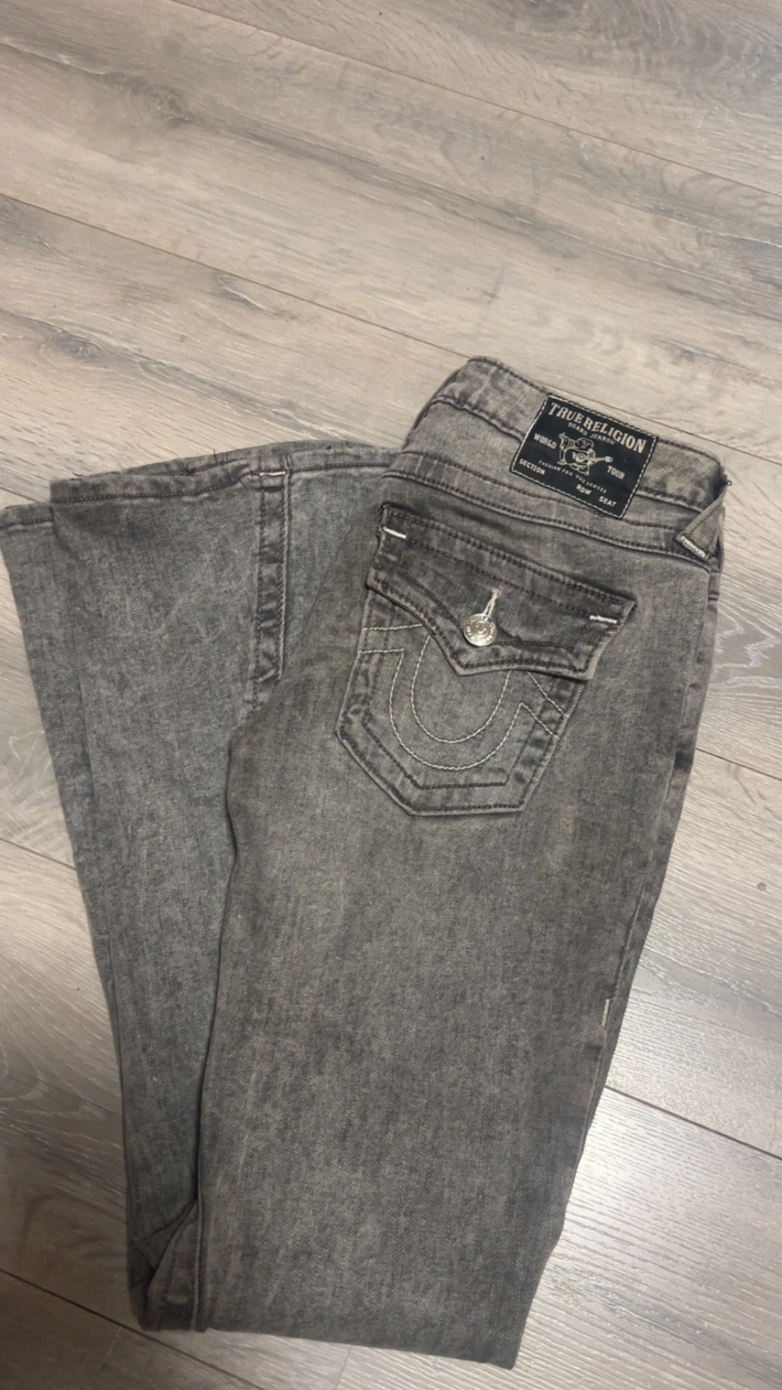 True Religion Joey Low Rise Flare Jeans - 3