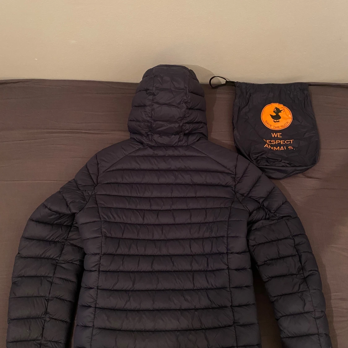 Mörkblå pufferjacka Save The Duck M - 1