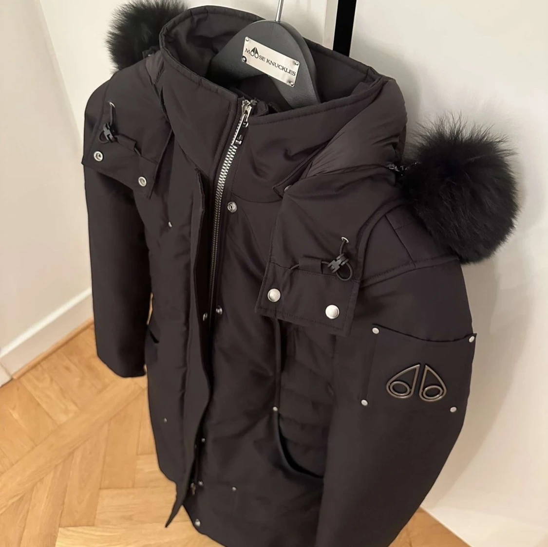 Svart jacka Moose Knuckles - 1