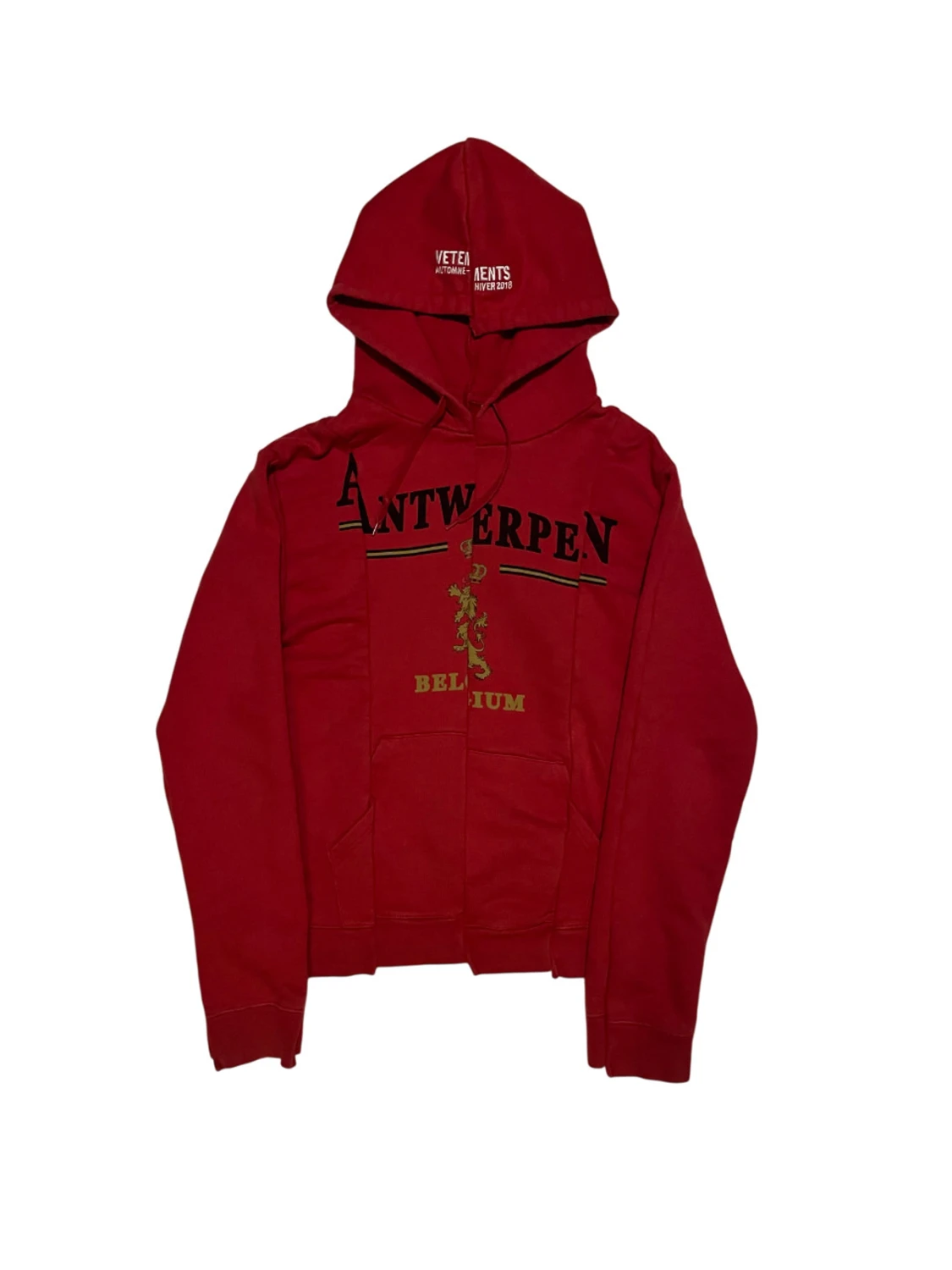 Vetements AW18 Antwerpen hoodie