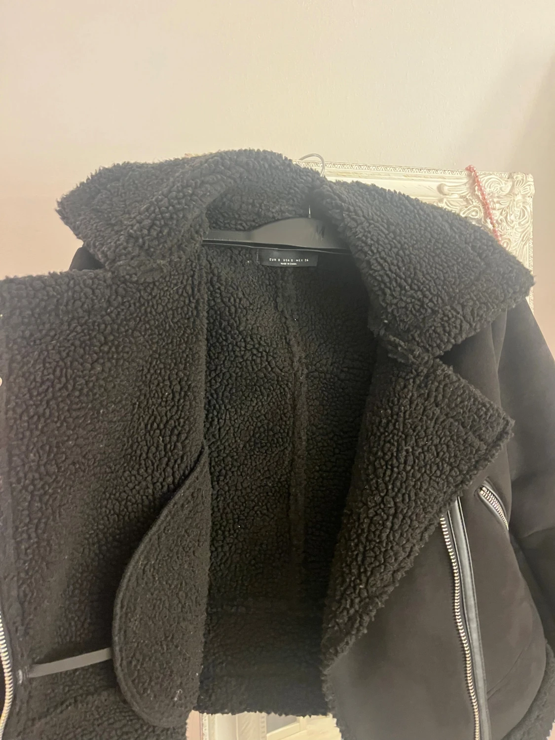 Svart teddyjacka - 2