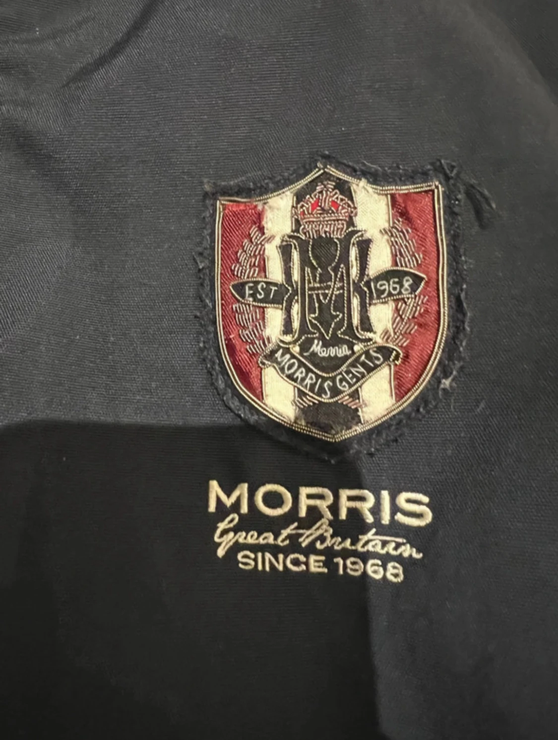 Mörkblå bomberjacka Morris Gents M - 3