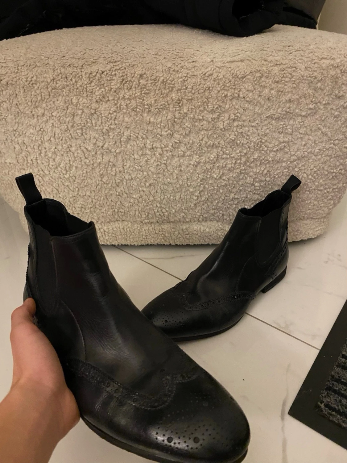 Svarta chelsea boots från Boss Orange - 4