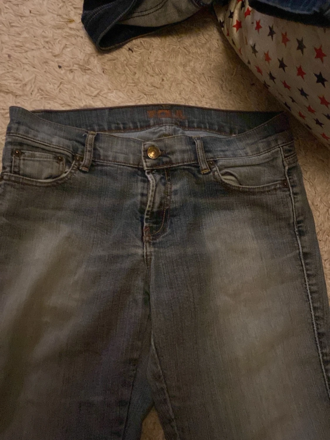 Blå bootcut jeans från Zoul - 2