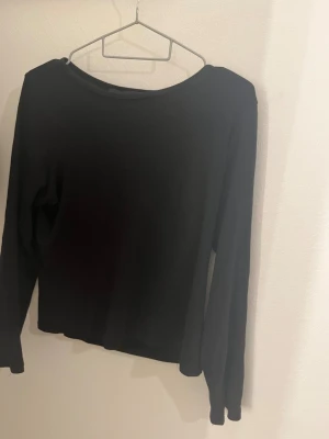 Svart långärmad topp  - Tröjan är lite kort men sitter ändå perfekt, den är i storlek S, använt den ungefär 15 gånger! 