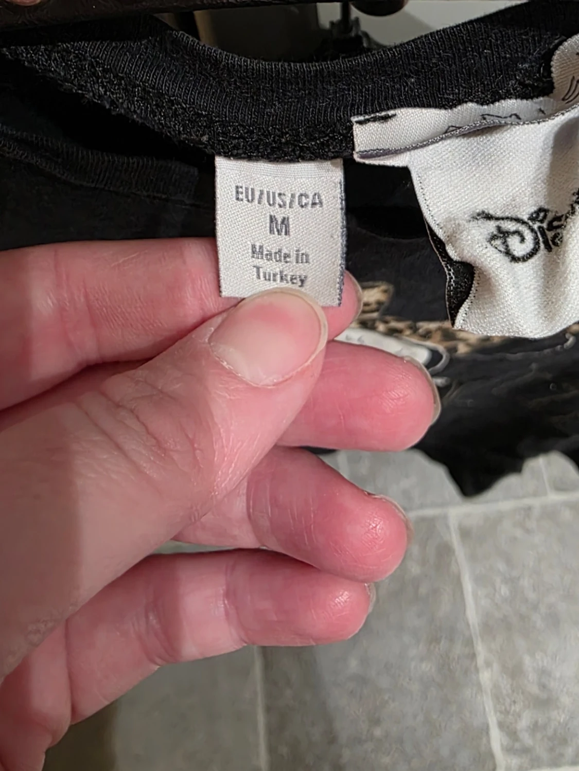 Svart Minnie Mouse t-shirt Disney M - 2