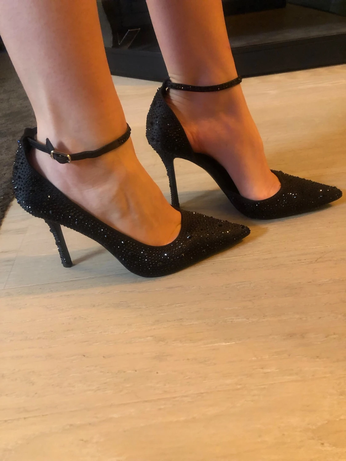 Svarta glittriga klackar  - 1