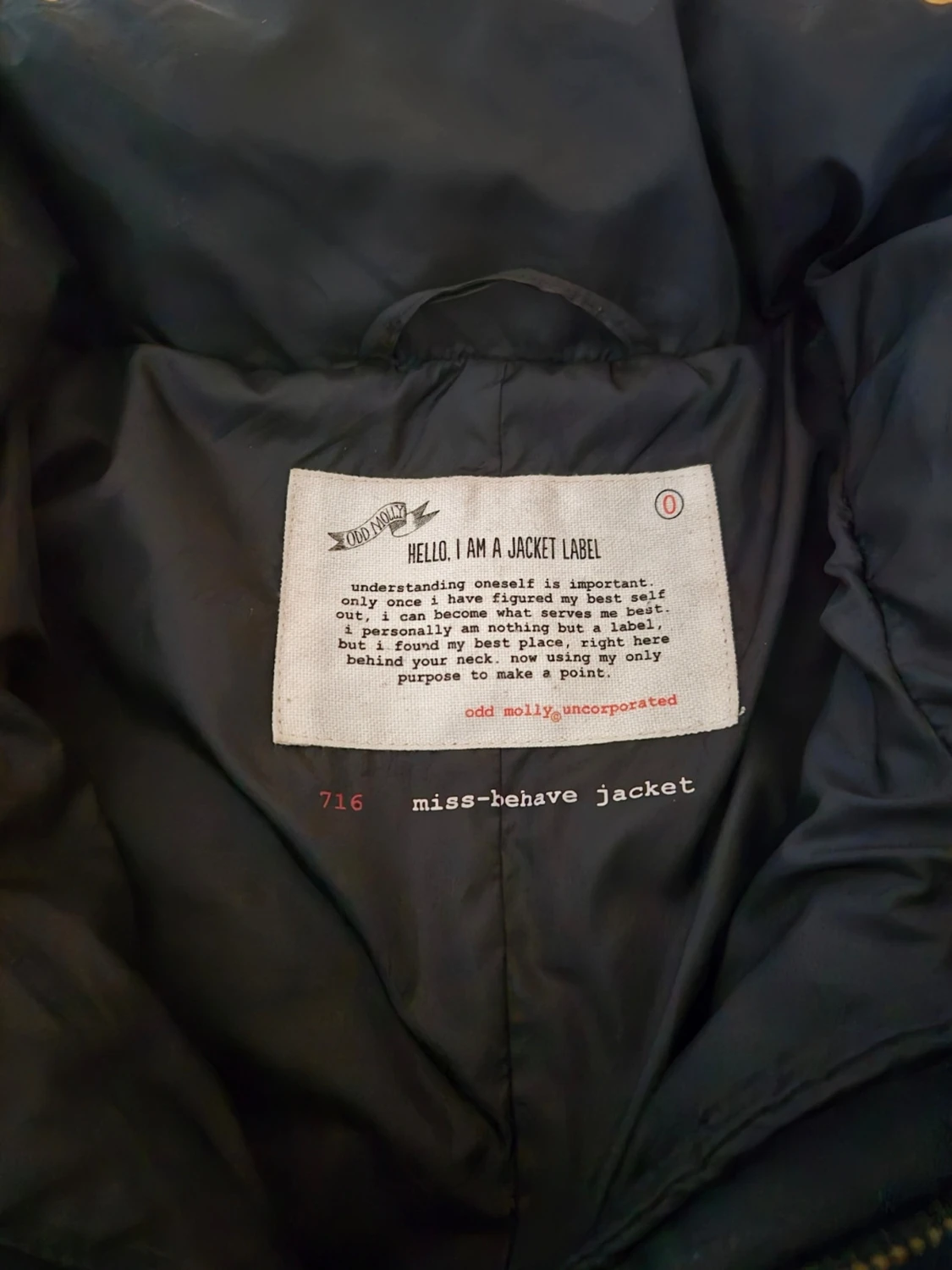 Svart pufferjacka från Odd Molly - 2