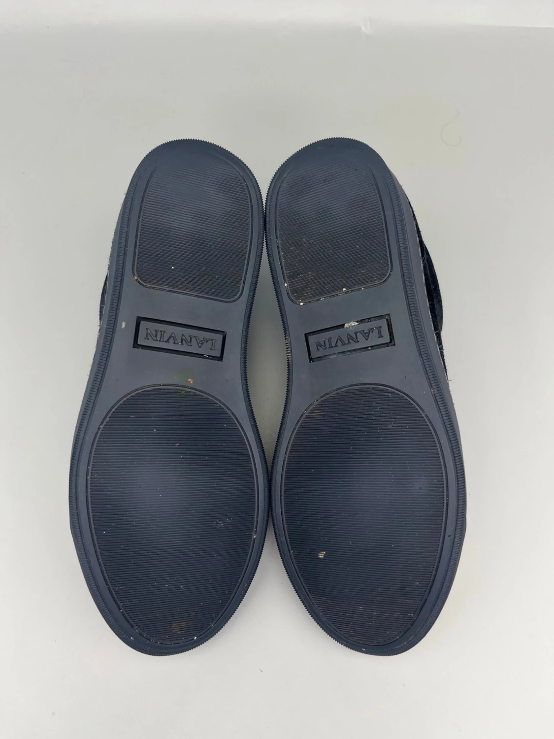 Lanvin DBB1 Nappa Cap Toe Sneaker Navy - 4