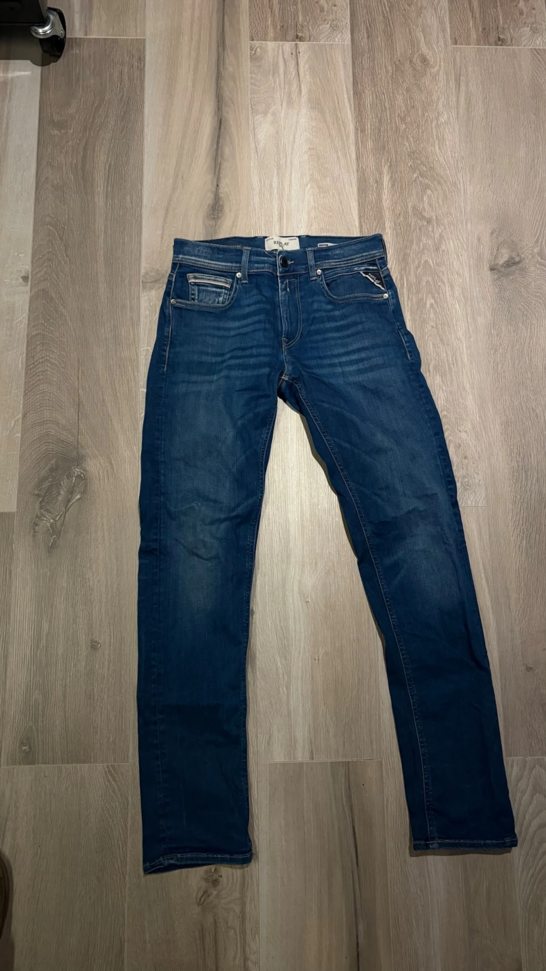 Mörk blå replay jeans  - 1