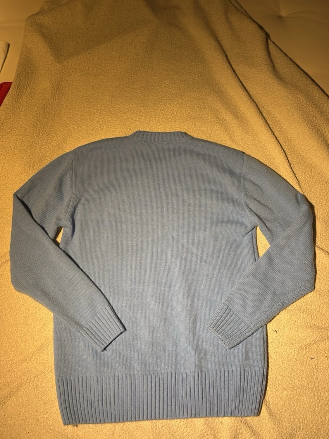 Ljusblå stickad tröja från Ami - 2