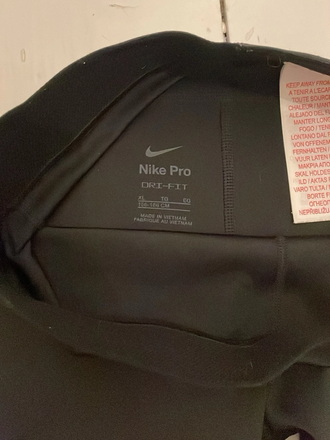 Svarta Nike Pro träningstights shorts - 3