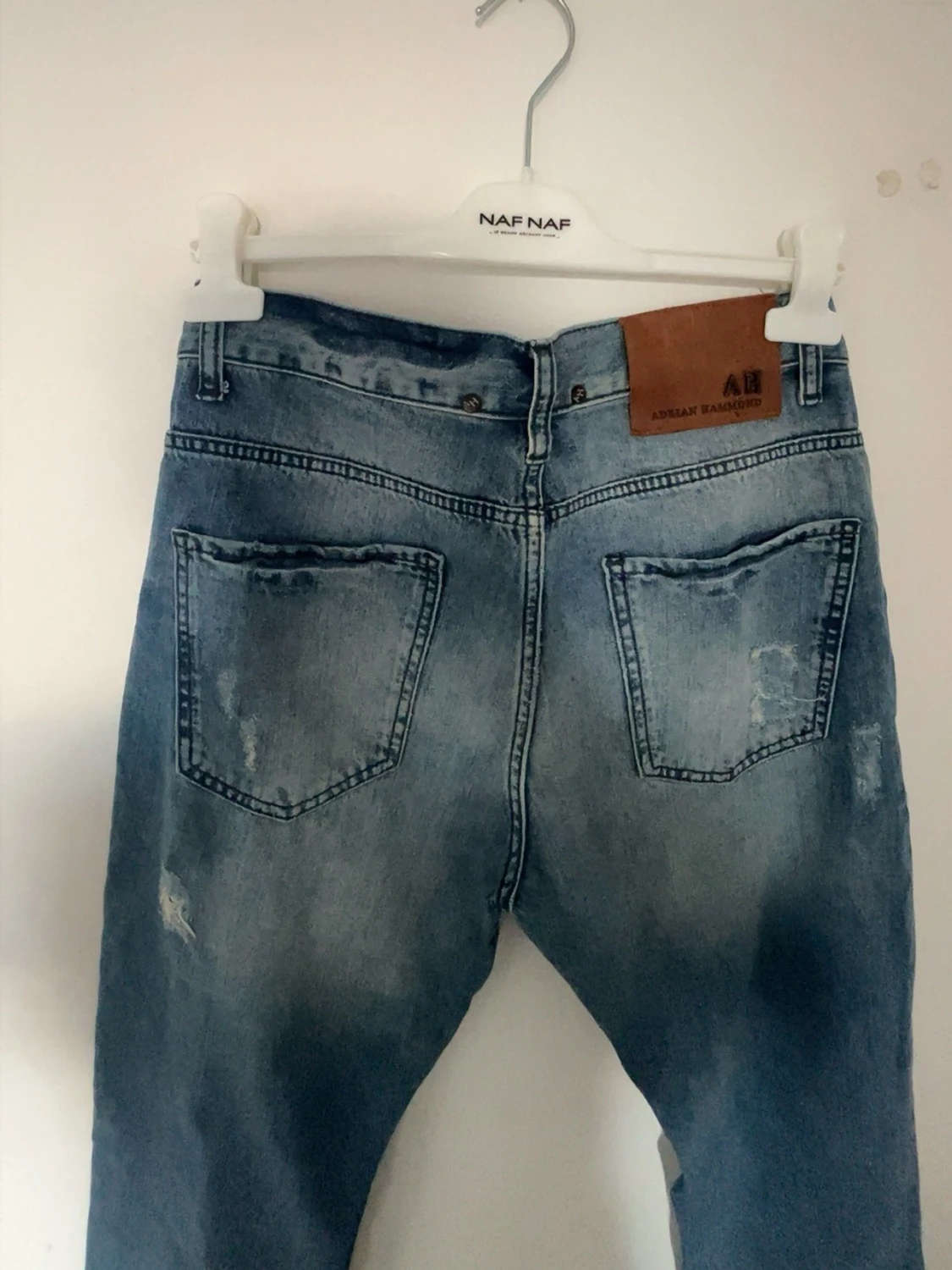 Blå patchade jeans Adrian Hammond - 6