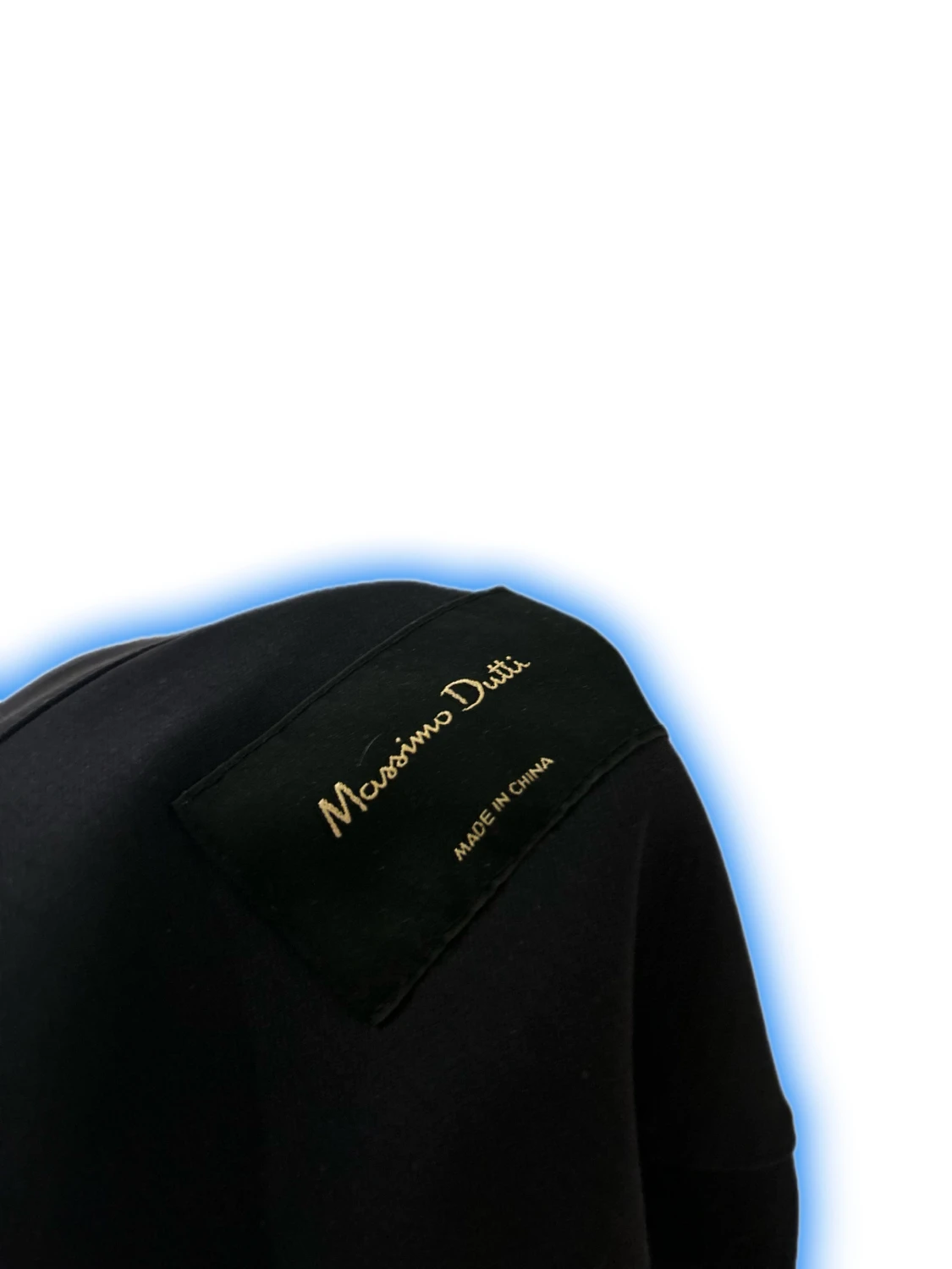 Svart overshirt från Massimo Dutti