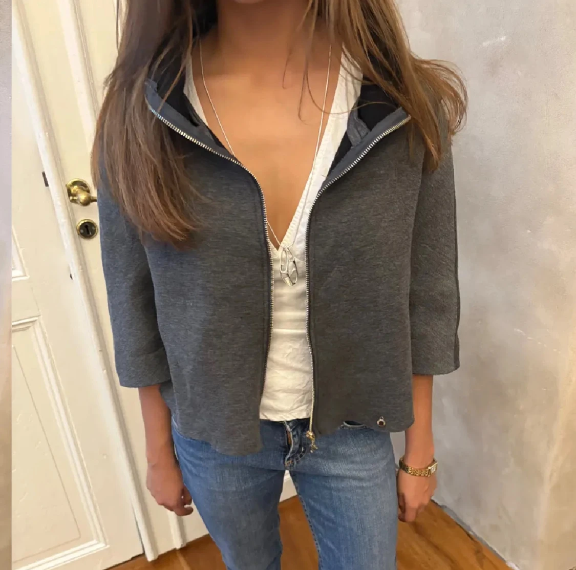 Trekvartsärmad kofta - 1