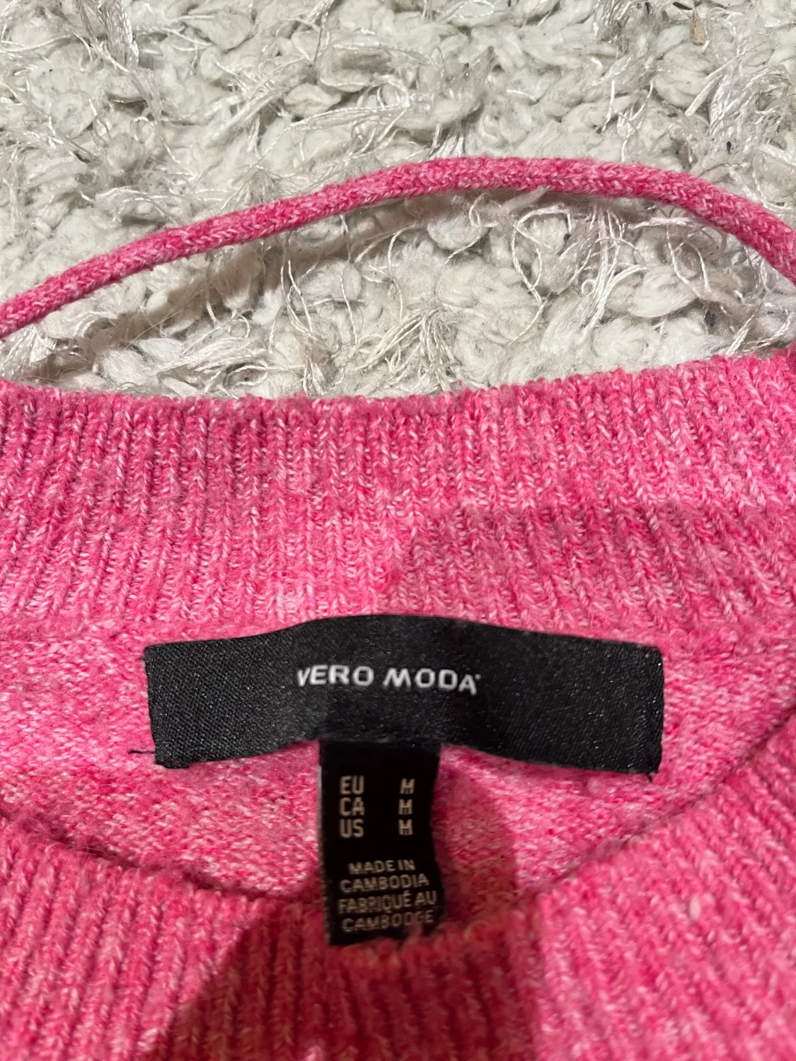 Rosa stickad tröja från Vero Moda - 1
