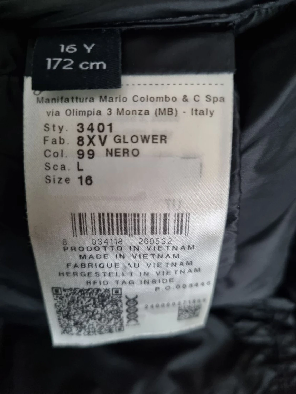 Svart pufferjacka från Colmar - 2