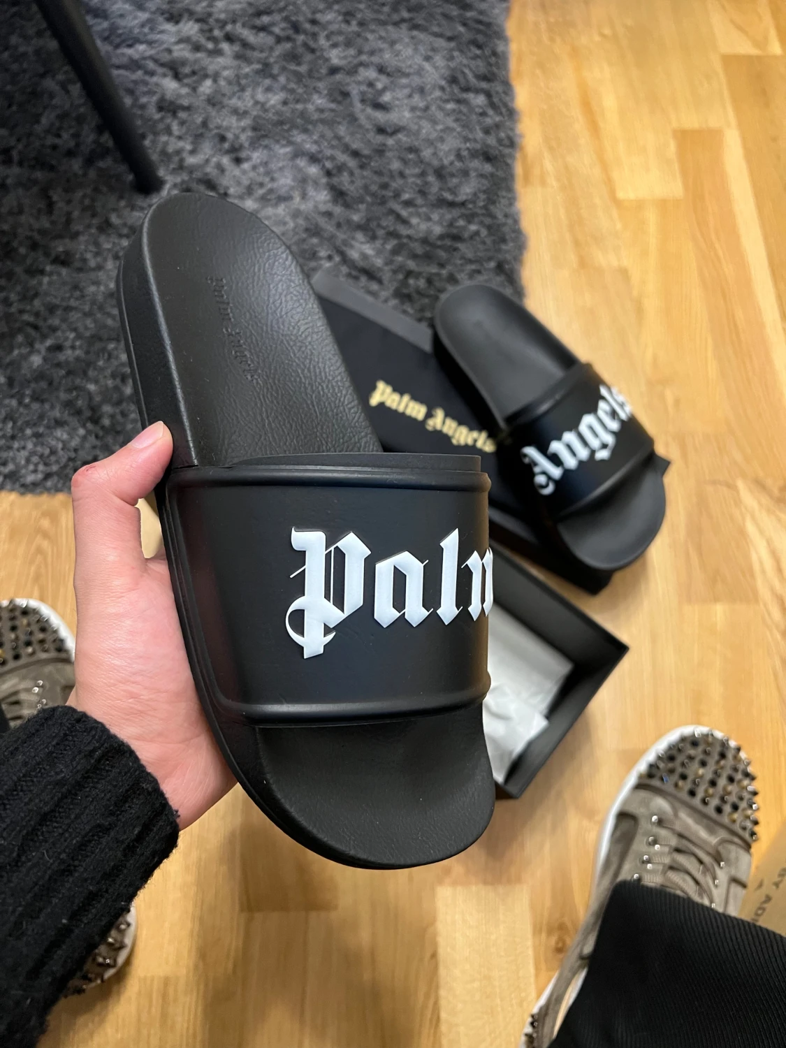 Palm Angels svarta sandaler