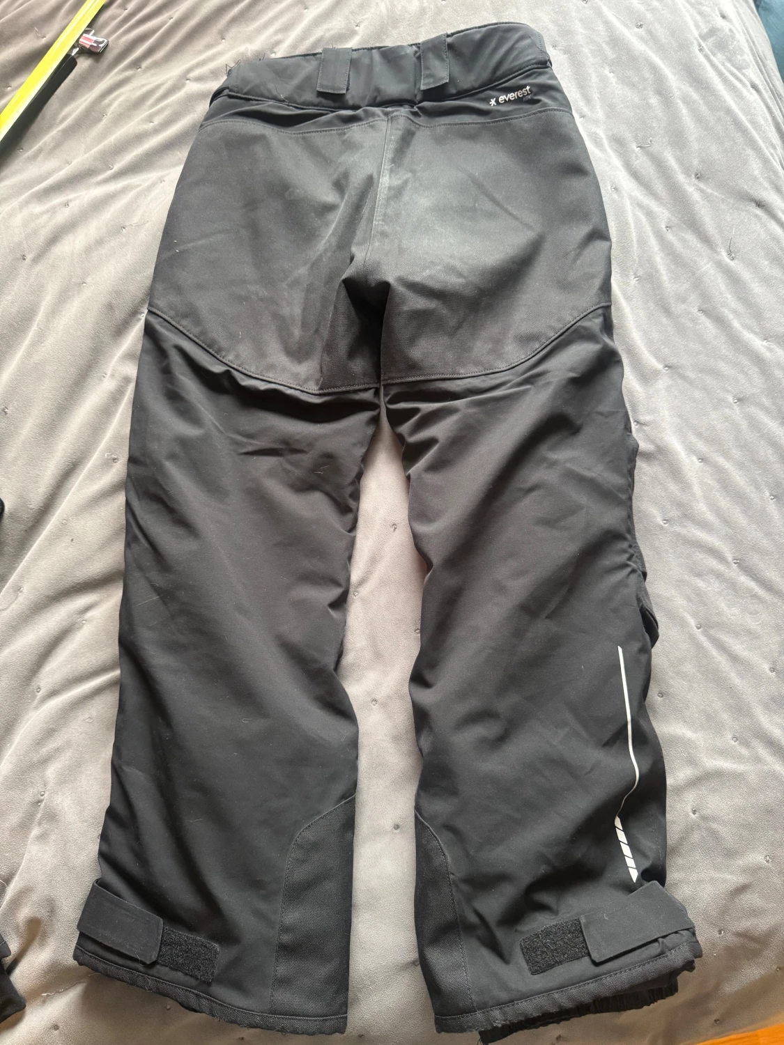 Svarta täckbyxor med förstärkta knän - 1