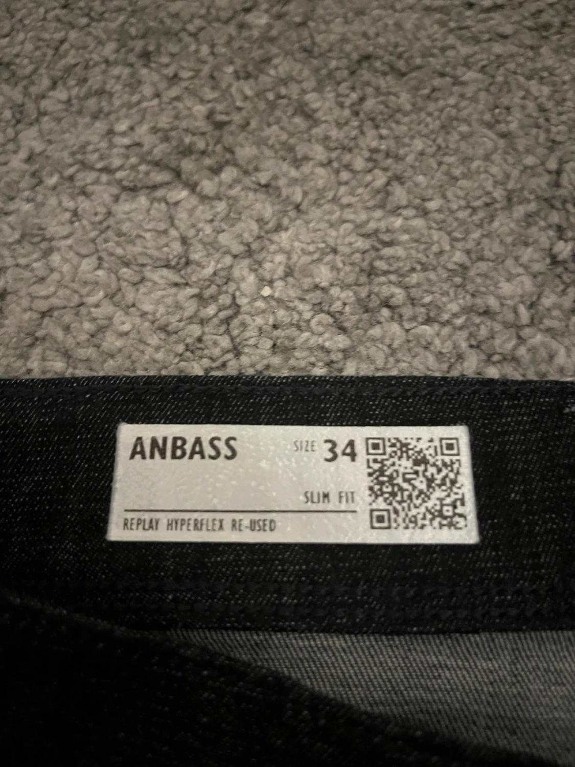Replay Anbass Hyperflex jeans, svart - 4