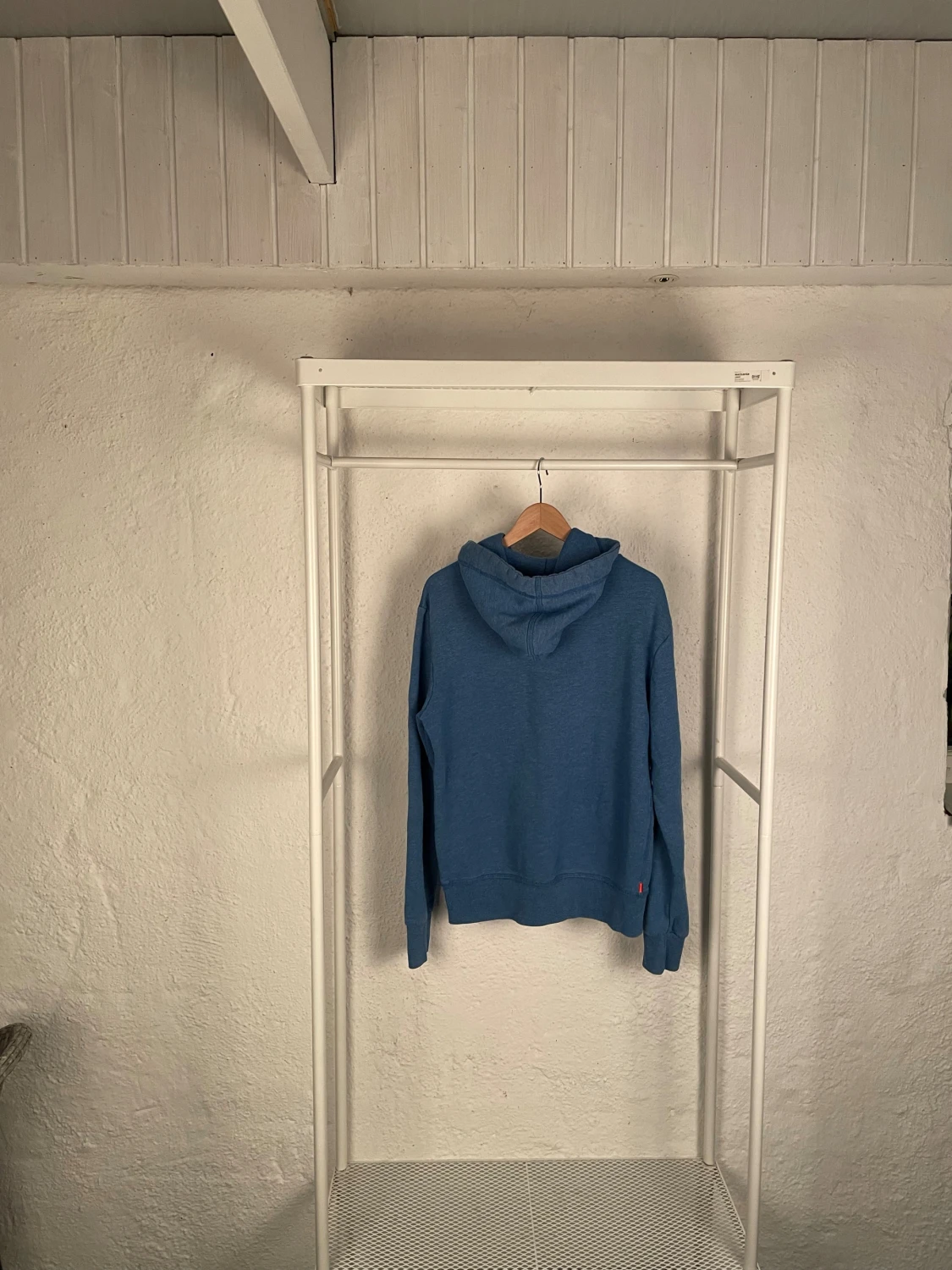 Blå hoodie från Superdry med tryck - 1