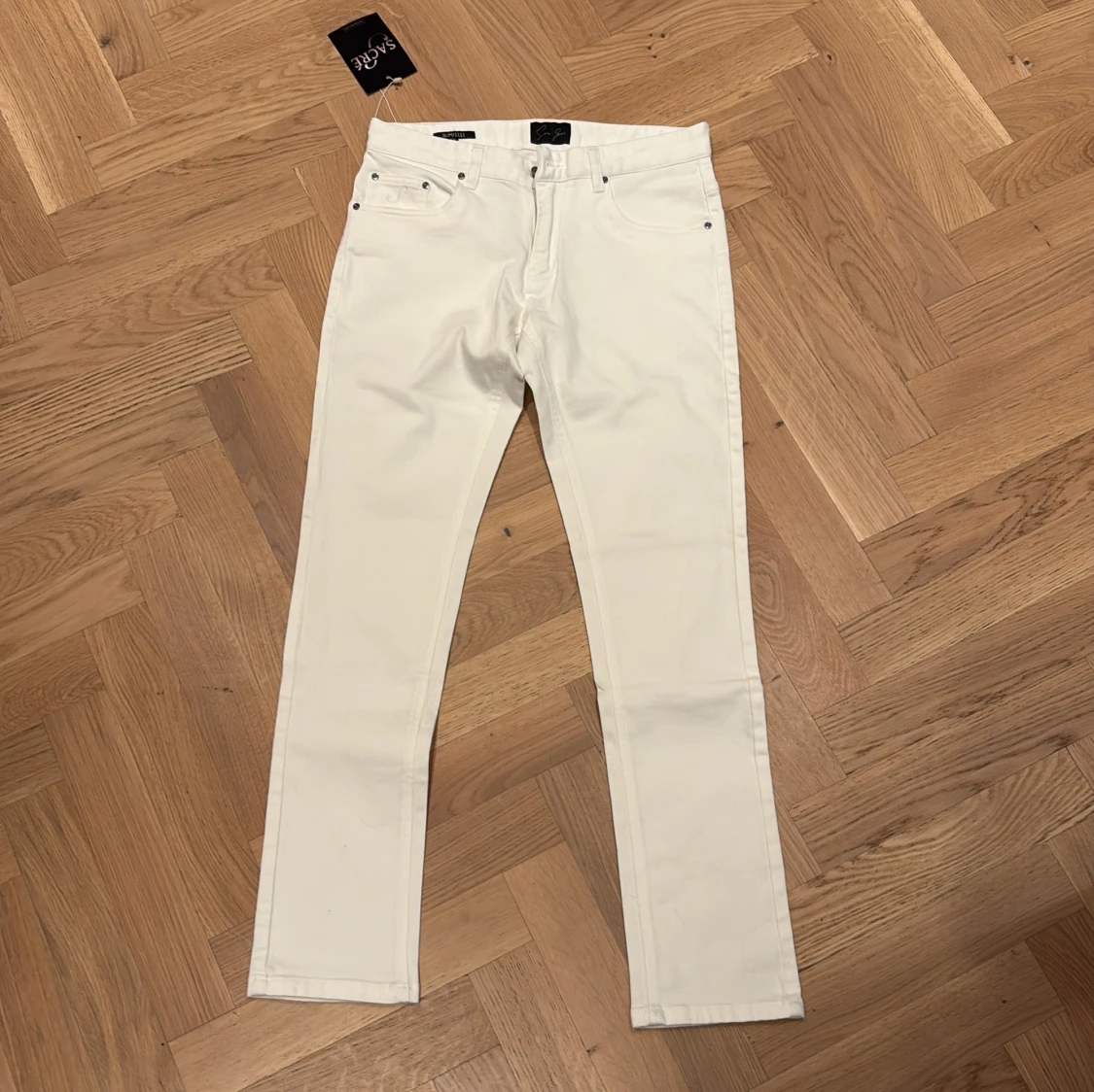 Vita slim jeans från Sacré Jeans - 2