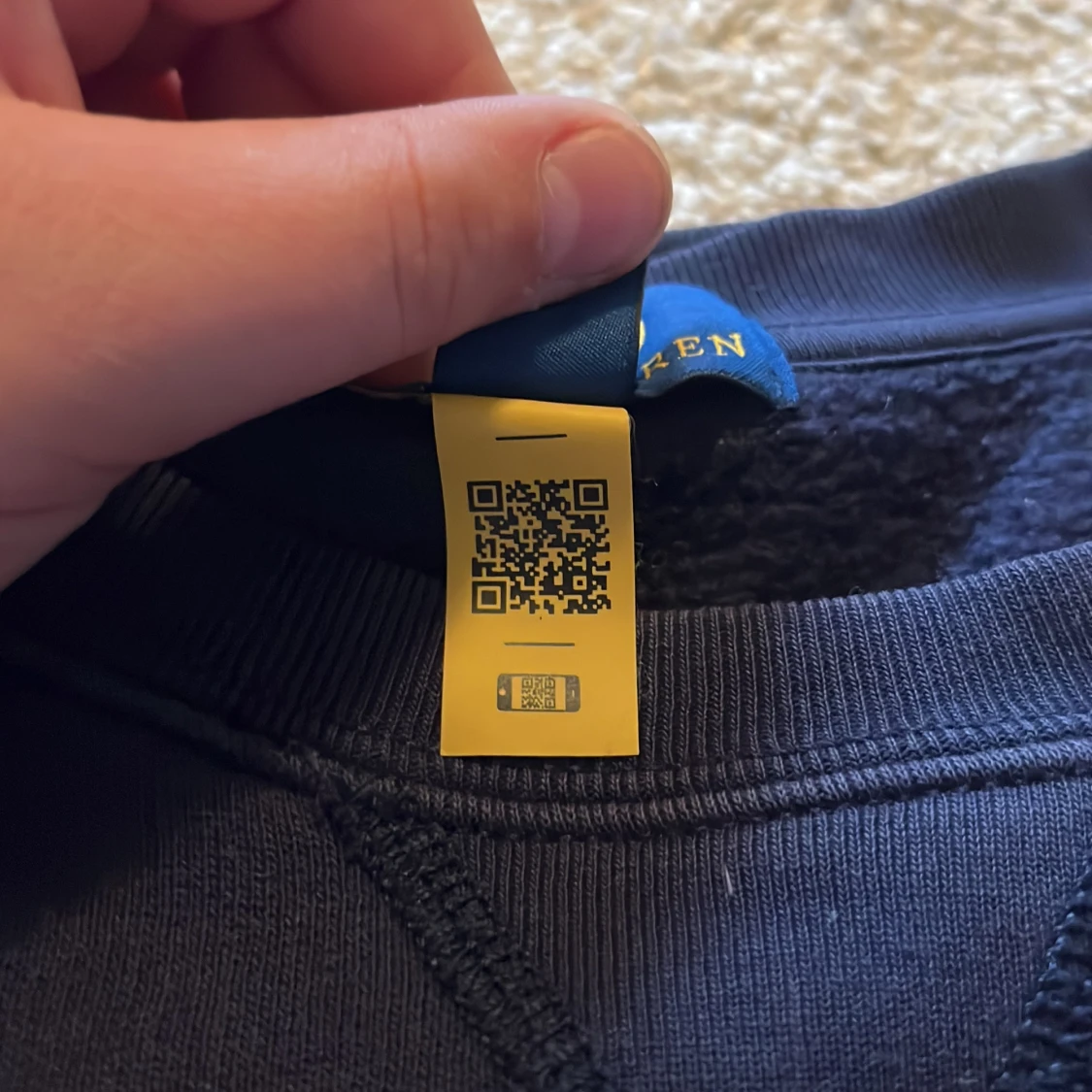 Marinblå sweatshirt från Polo Ralph Lauren - 3