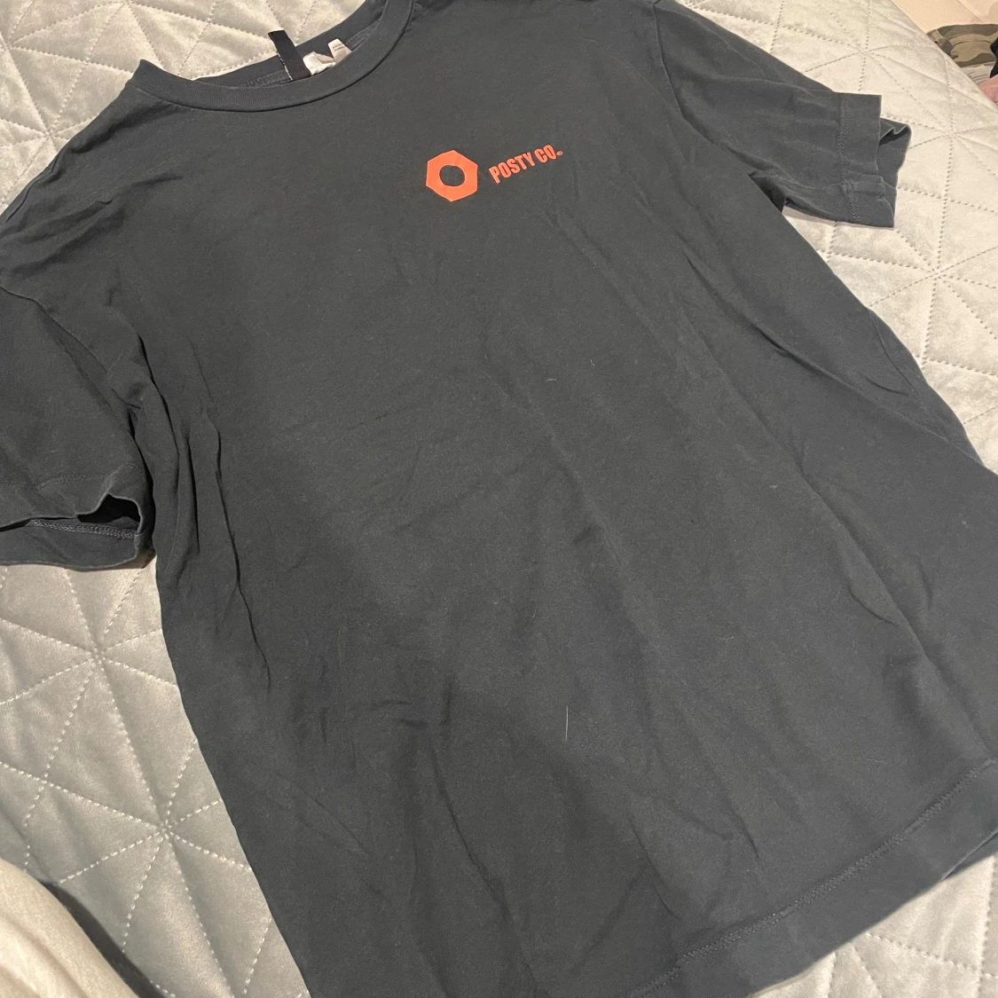 Svart Posty Co. t-shirt med tryck, Post Malone - 1