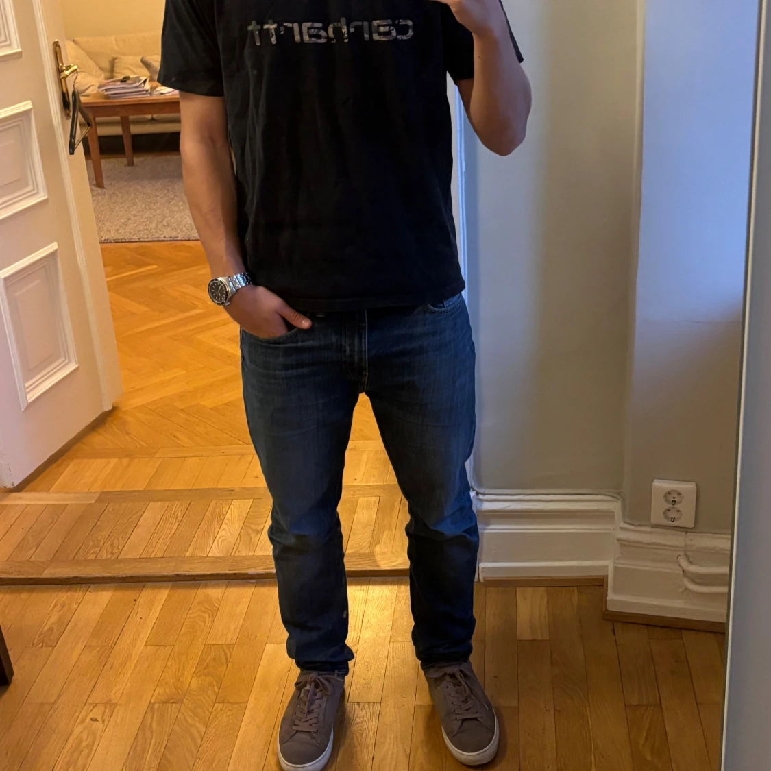 Svart Carhartt t-shirt - 1