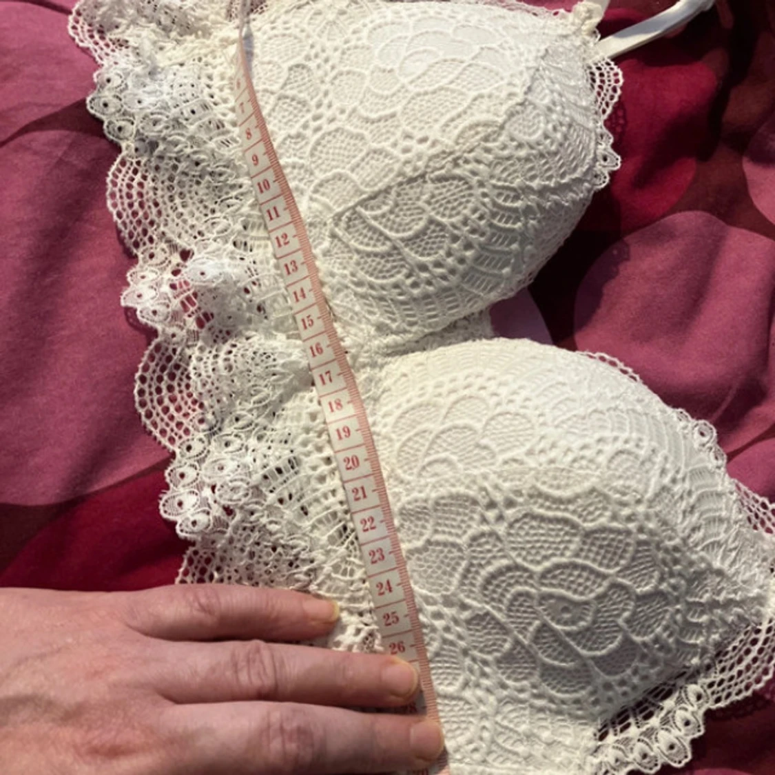 Vit spets bh/topp  - 1