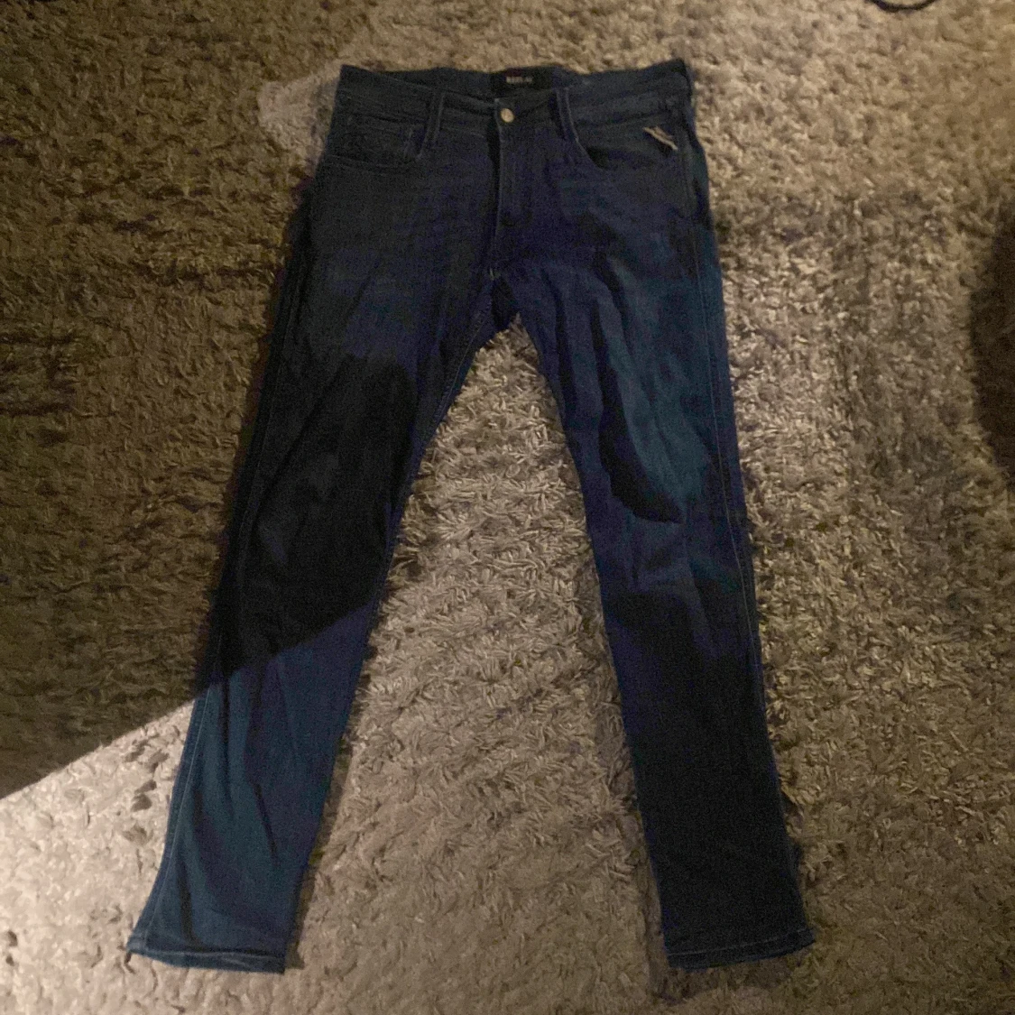 Blå Replay jeans slim fit