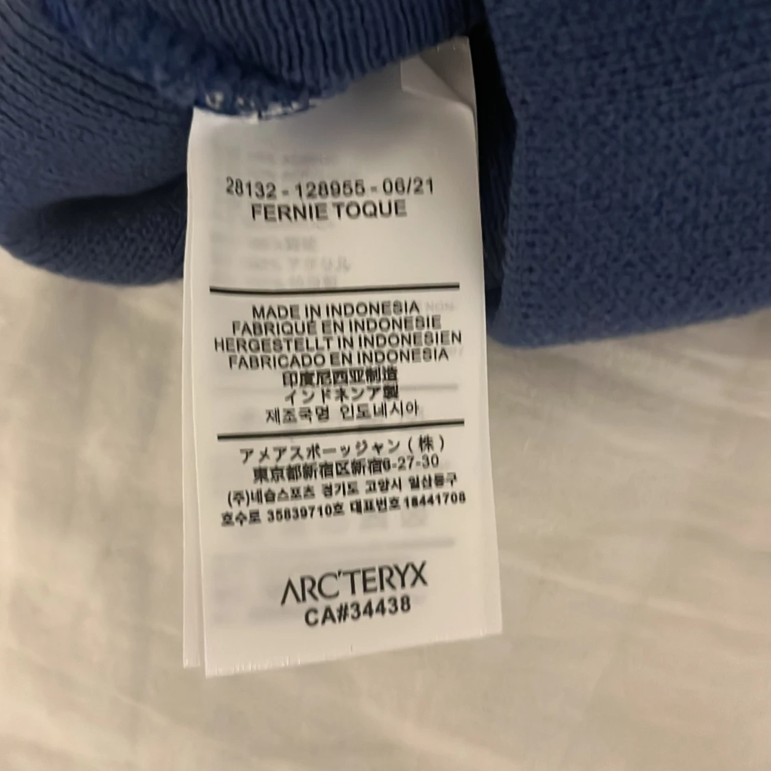 Blå Arc'teryx Fernie mössa - 3