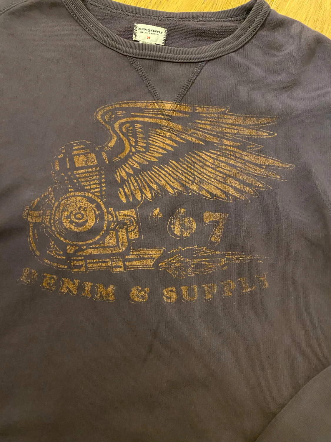 Mörklila sweatshirt från Ralph Lauren - 2