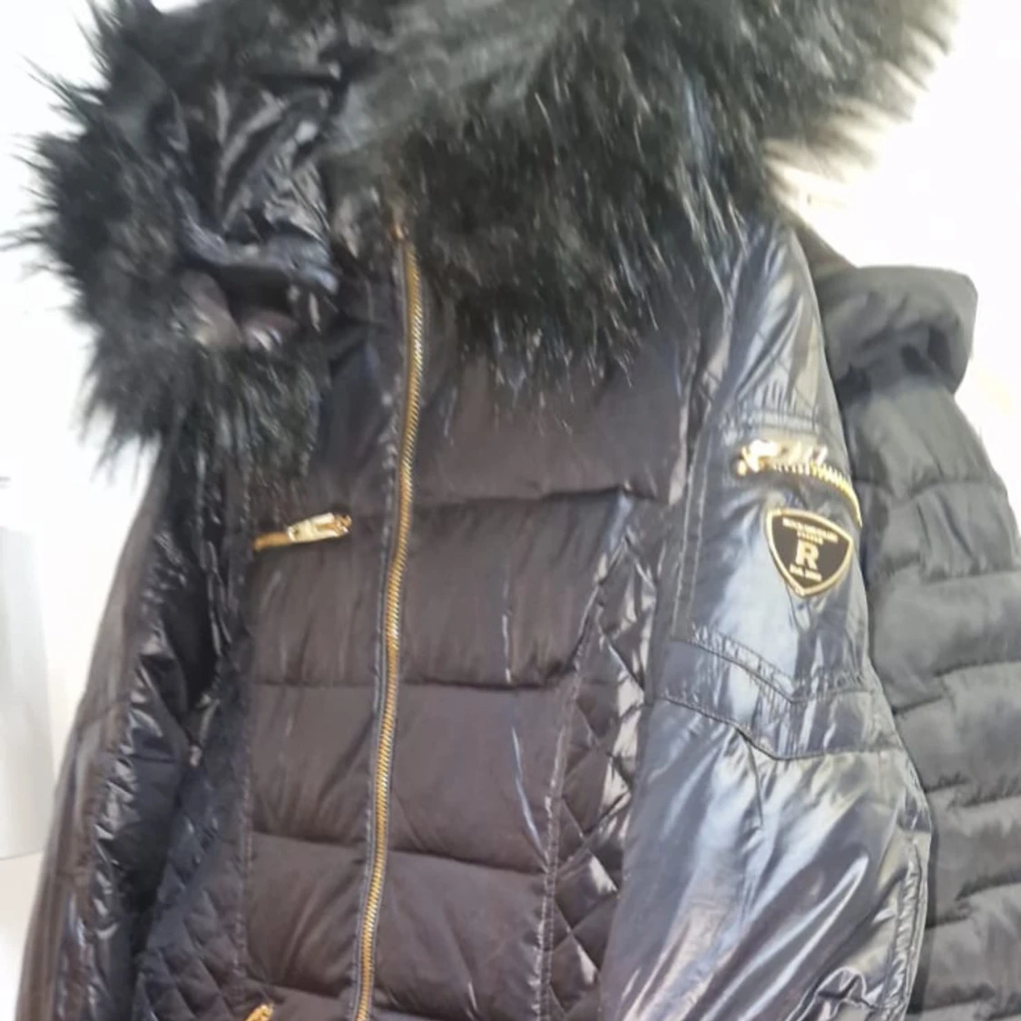 Svart dunjacka Rockandblue med päls - 2