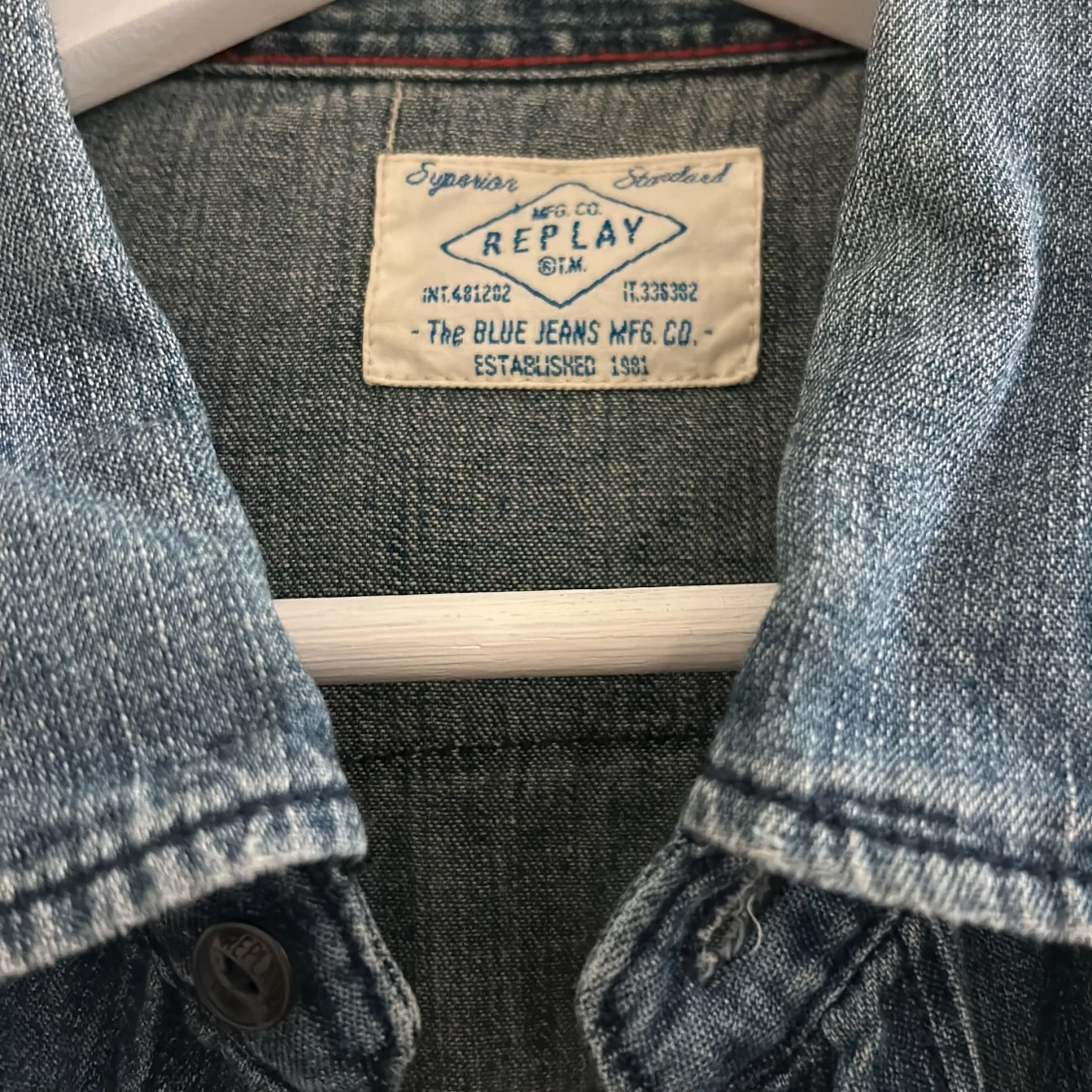  Replay Jeansskjorta  - 2