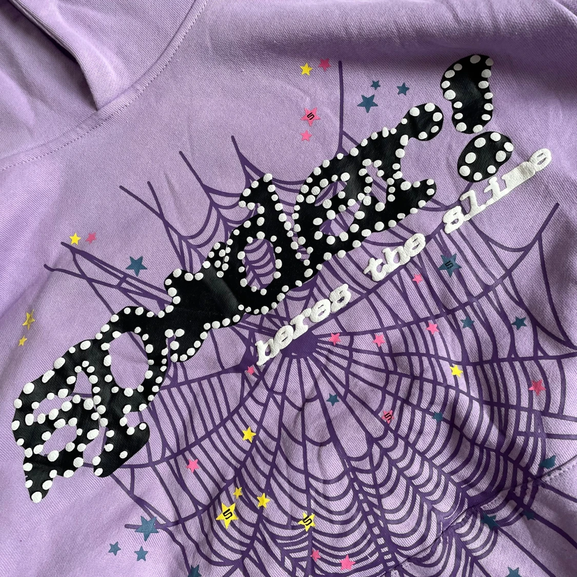 Lila hoodie från Spider med tryck - 3