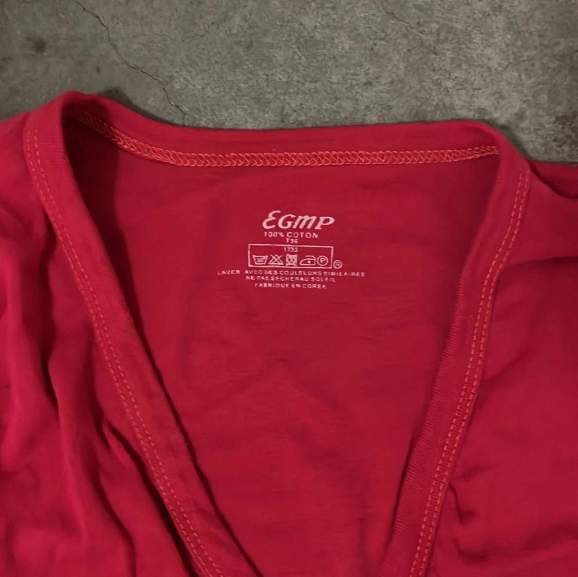 Röd långärmad topp från EGMP - 1