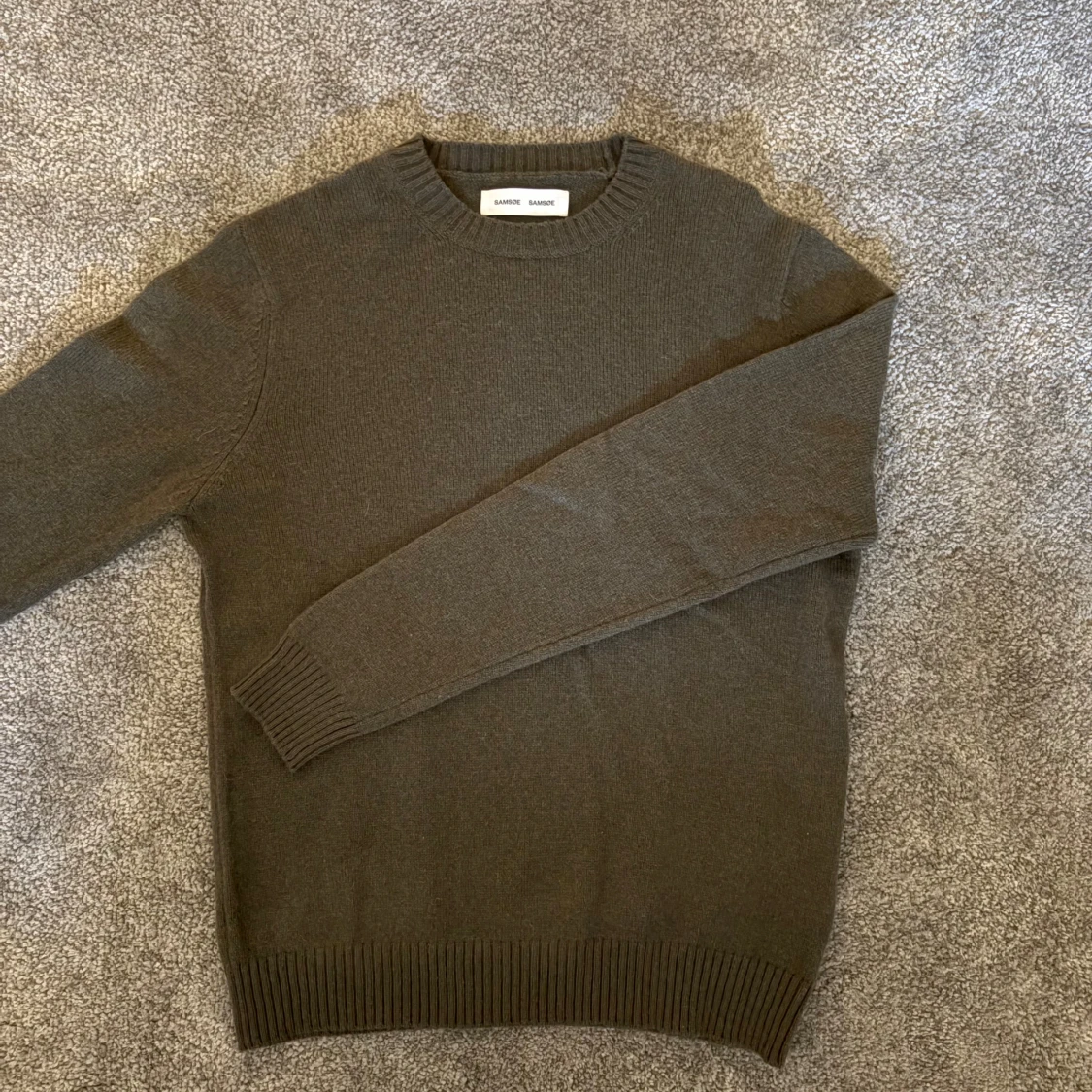 Grön stickad tröja från samsoe samose  - 2