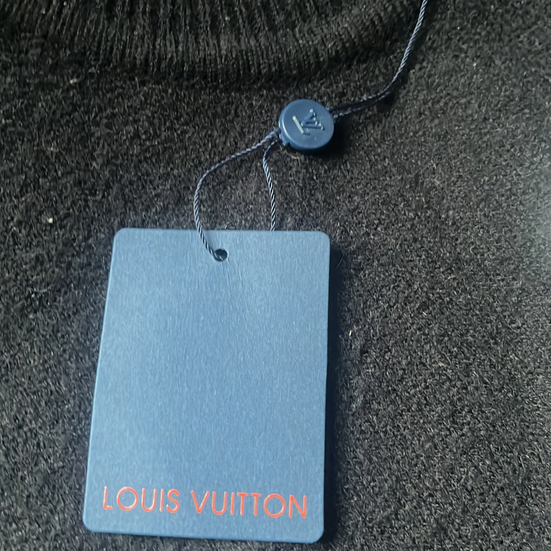 Svart stickad Louis Vuitton tröja - 2